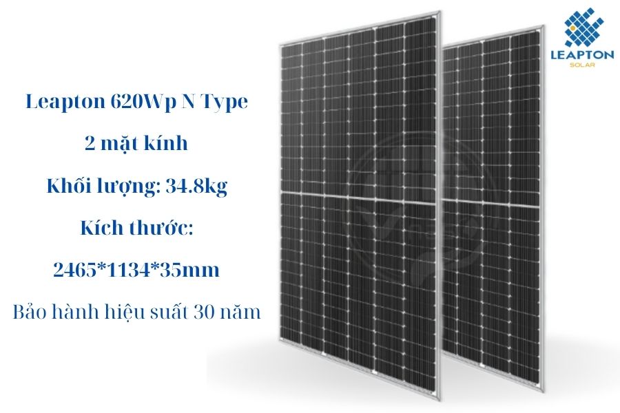 Tấm năng lượng mặt trời Leapton hãng Nhật