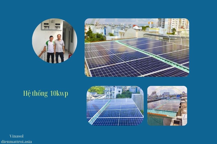 Lắp điện năng lượng mặt trời cho 10kw