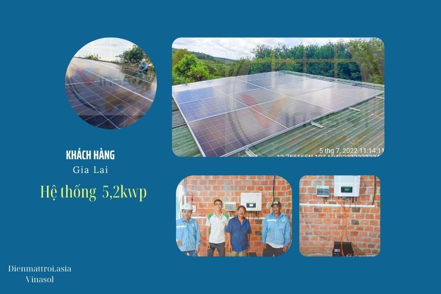 Chi phí lắp điện mặt trời 5kw 