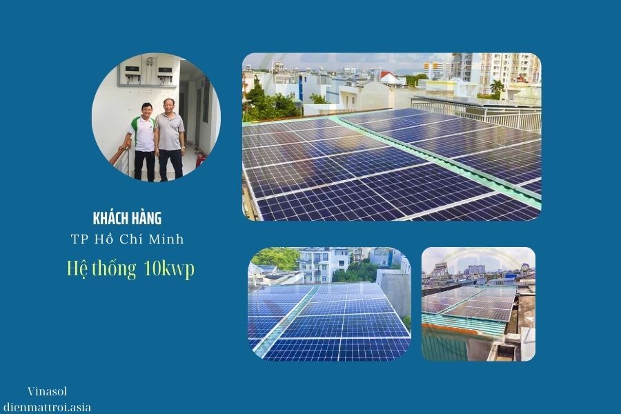 Giá hệ thống pin năng lượng mặt trời 10kw ongrid 