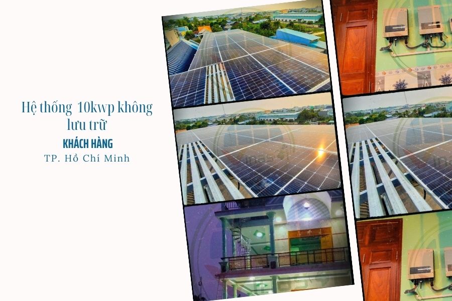 Lắp hệ thống năng lượng mặt trời 10kw 