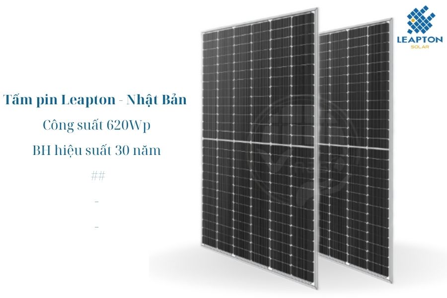 Hệ thống năng lượng mặt trời 10kw tấm pin Leapton