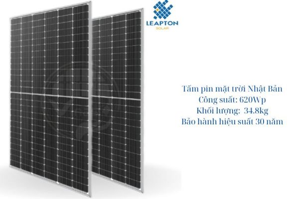 Tấm pin năng lượng mặt trời nhập khẩu từ Nhật