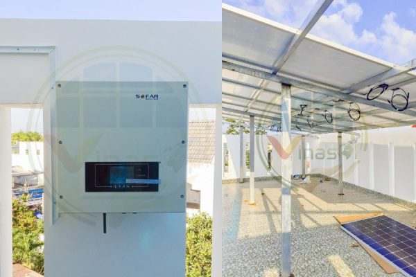 Điện mặt trời hộ gia đình - biến tần Sofar Solar bảo hành 05 năm