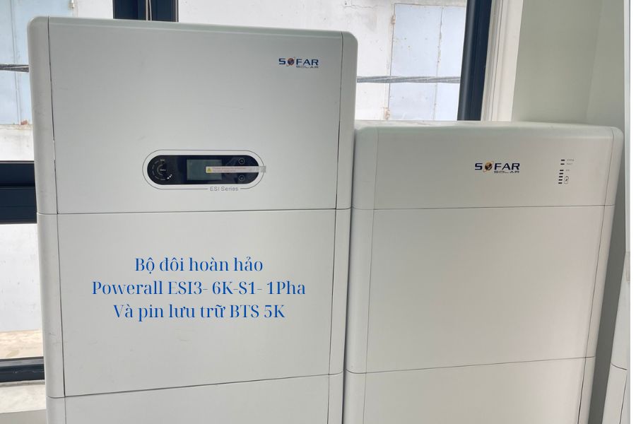 Pin lưu trữ 1 nút Sofar Solar bảo hành 10 năm, 1 đổi 1