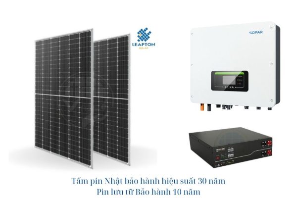 Trọn bộ năng lượng độc lập 5kw - vật tư chính 